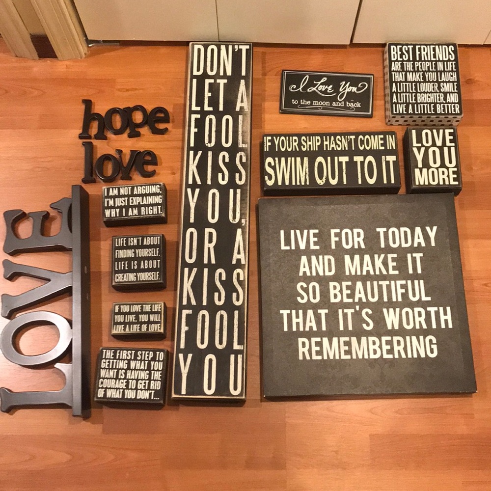 Wooden wall decor